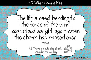 KG When Oceans Rise