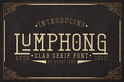 Lumphong Slab Serif Font, a Slab Serif Font by Storytype Studio (Thumbnail 1 of 15)