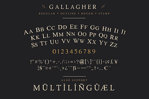 Gallagher - Vintage Serif Typeface