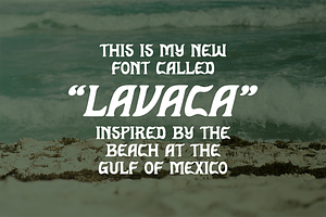 Lavaca Hand Drawn Font