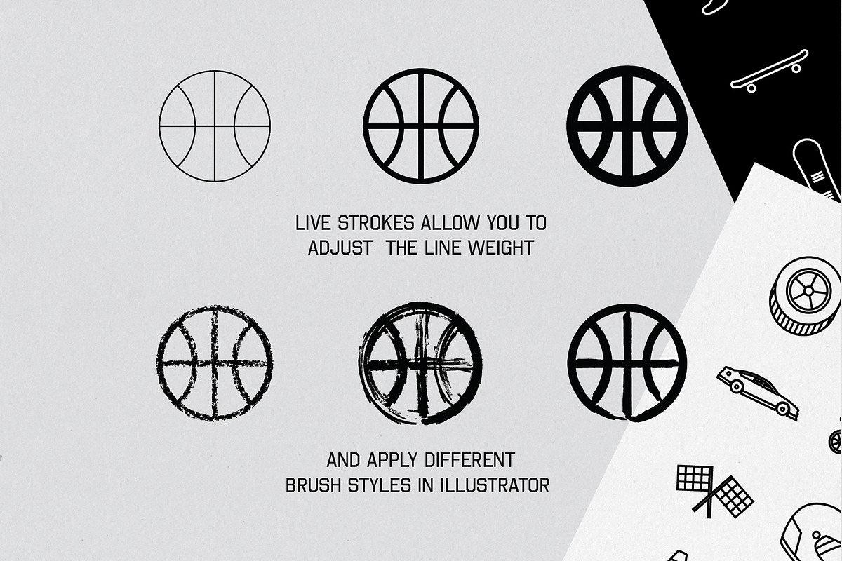 Linear Sports Icons, an Icon by The Fake PNG (Photo 11 of 11)