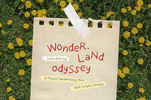 Wonderland Odyssey Crayon Messy Font
