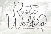 Rustic Wedding | Script Font, a Handwritten Font by Scratchones (Thumbnail 1 of 9)