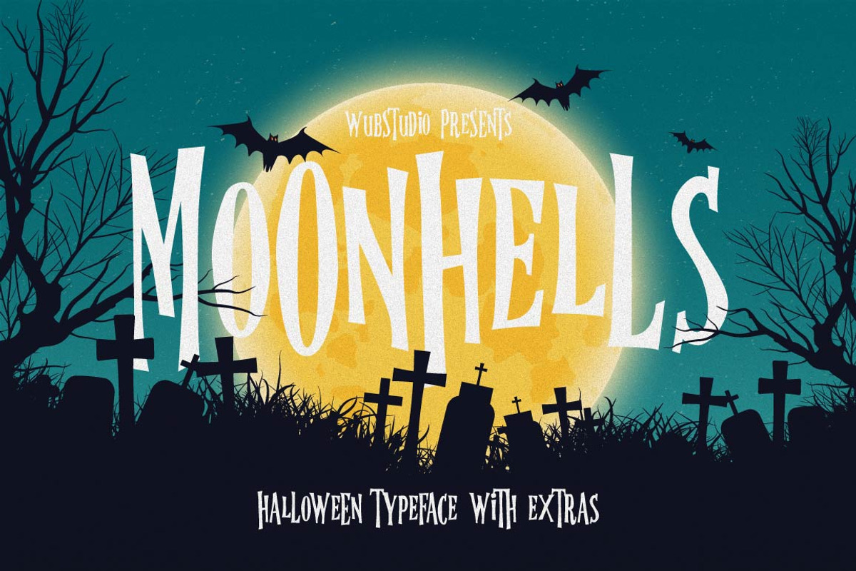 Moonhells Typeface + Extras