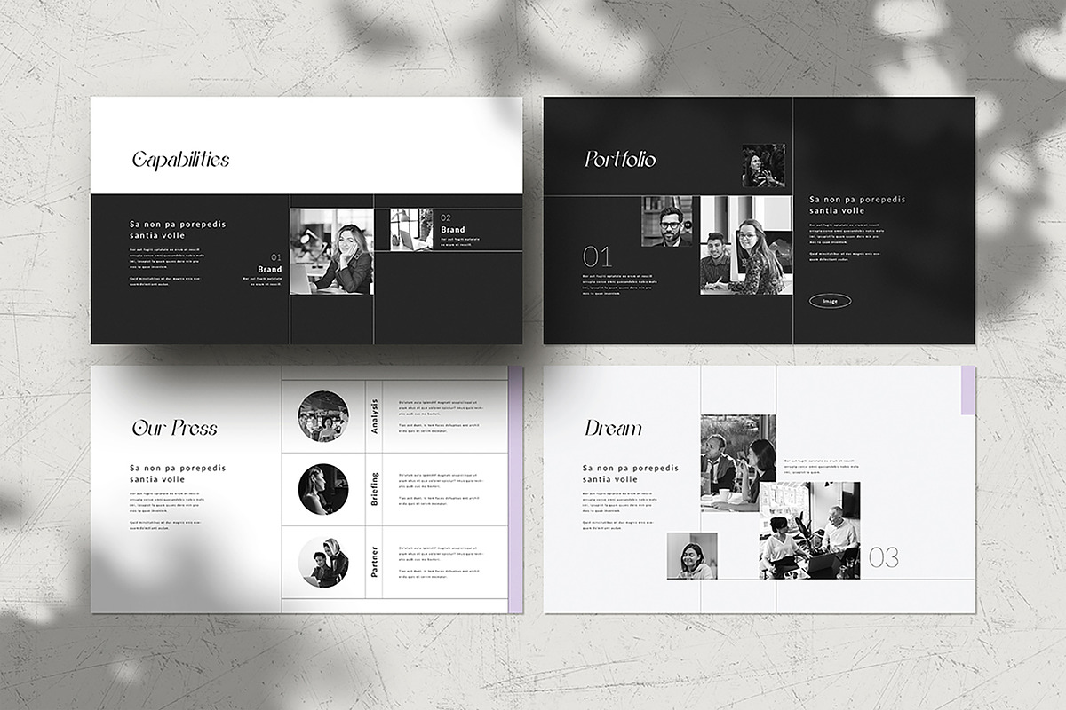 Portfolio Template, a Presentation Template by White Graphic (Photo 4 of 7)