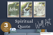 Spiritual Positive Quote Print Wall, a Poster Template by MagicLove Creations (Thumbnail 1 of 10)