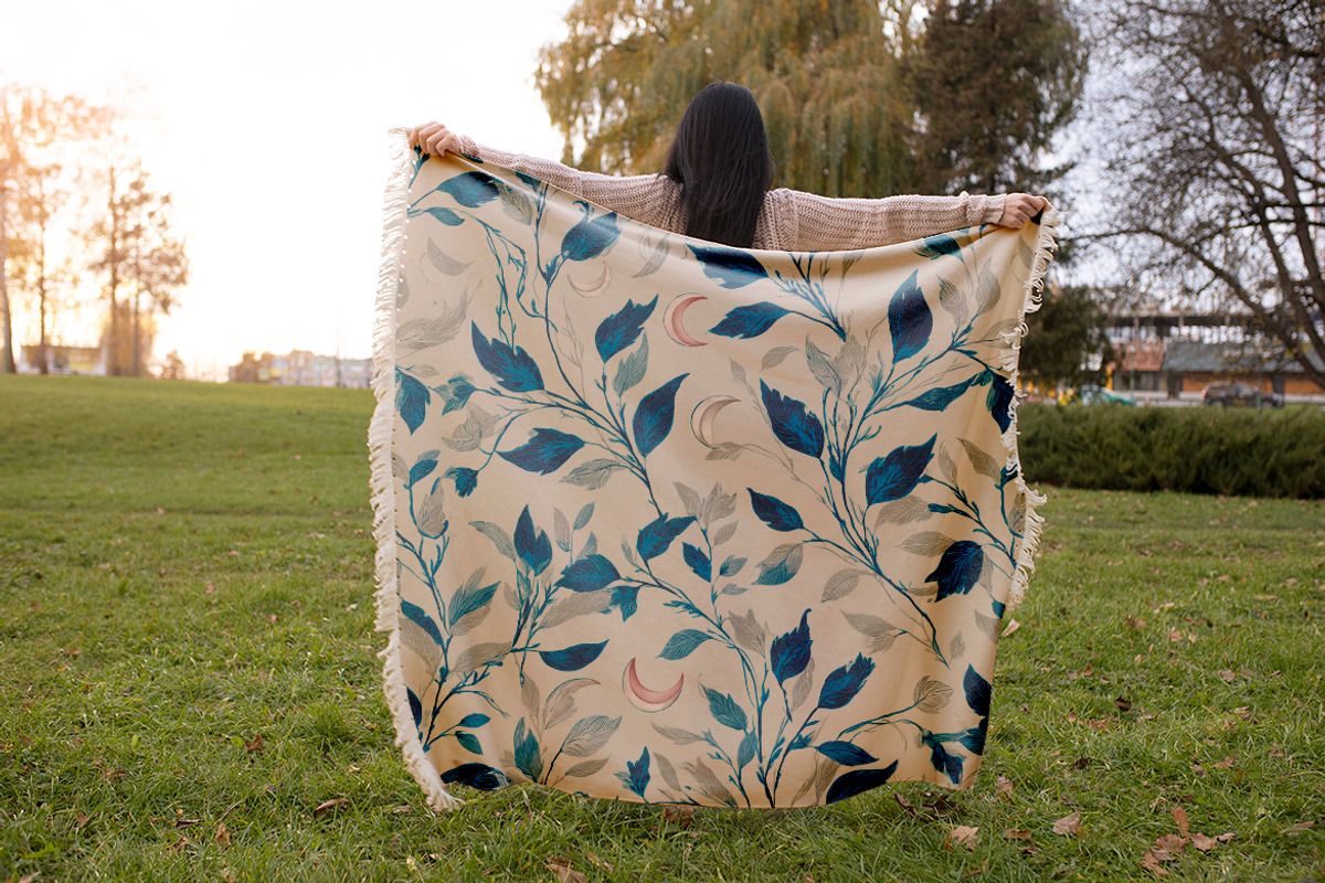 Crescent Moon & Vine Patterns, a Pattern Graphic by one-touch (Photo 7 of 9)