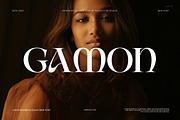 Gamon Unique Serif Font, a Serif Font by Perfectype (Thumbnail 1 of 8)