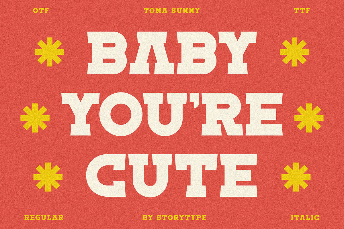Toma Sunny Slab Serif Font, a Slab Serif Font by Storytype Studio (Photo 7 of 11)