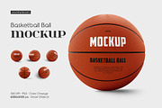 Basketball Ball Mockup Set, a Product Mockup by Country4k (Thumbnail 1 of 4)