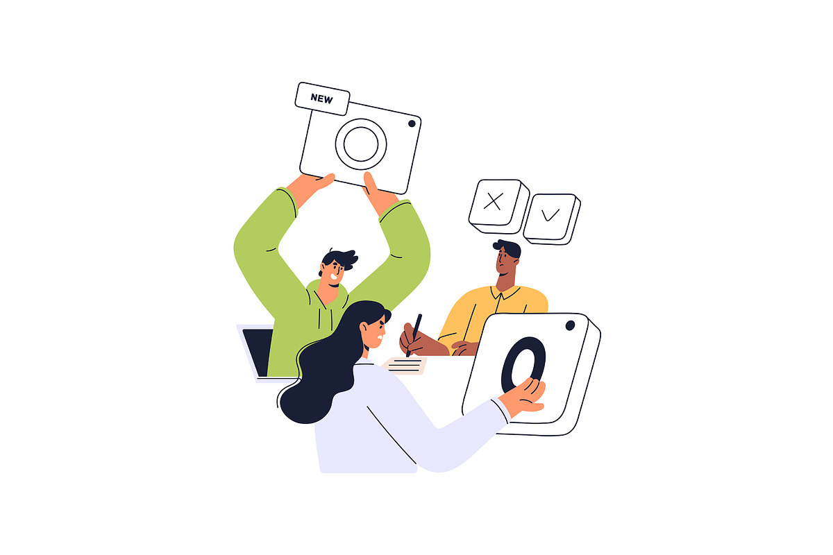 Programmers at work. IT concepts set, a Work Illustration by PaperTrident (Photo 10 of 28)