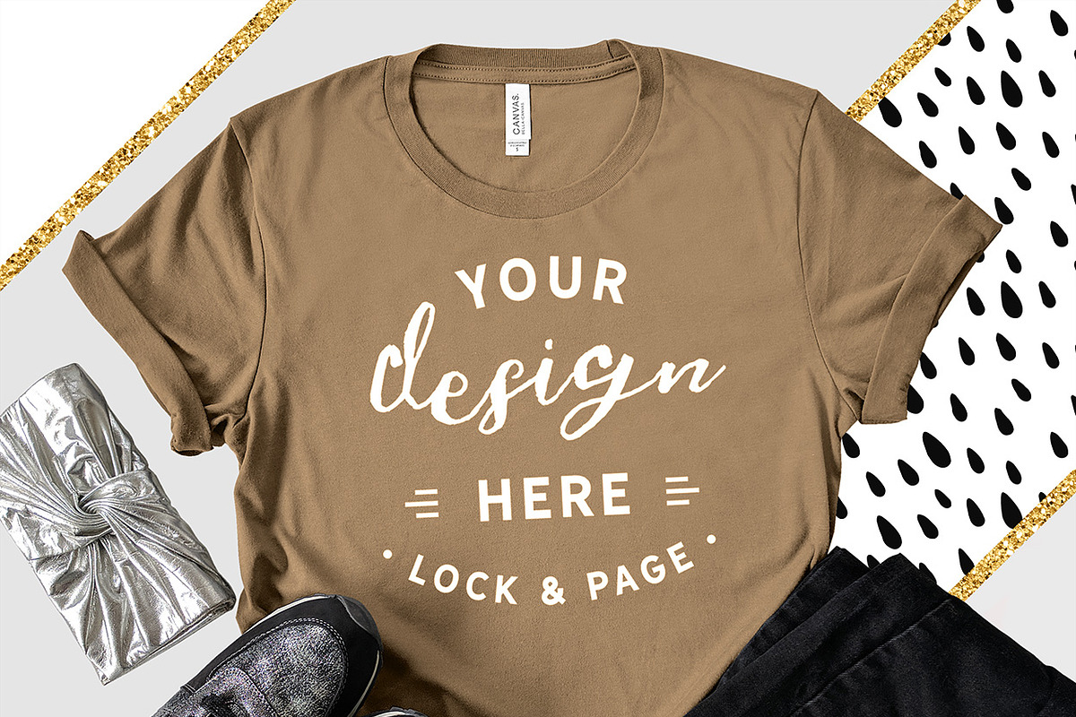 Bella Canvas 3001 Graphic Mockups, a Shirt Mockup by lock and page (Photo 26 of 65)