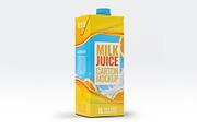 Milk or Juice Carton Mockup, an Advertising Mockup by Hubzway (Thumbnail 4 of 7)