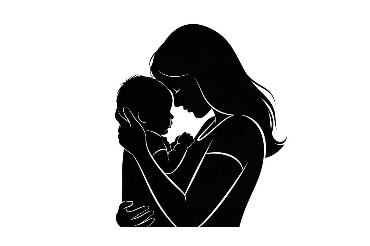 50 Mother and Baby Love Silhouette S, an Illustration by Designs_River (Photo 44 of 51)