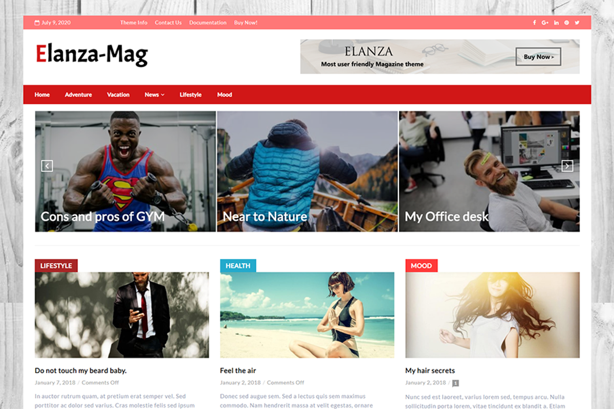 Elanza Pro - Magazine & Blog Theme, a WordPress Template by ThemeHunk (Photo 6 of 6)