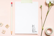 Cats & Kittens Sketches & Silhouette, an Animal Illustration by becky nimoy (Thumbnail 3 of 4)