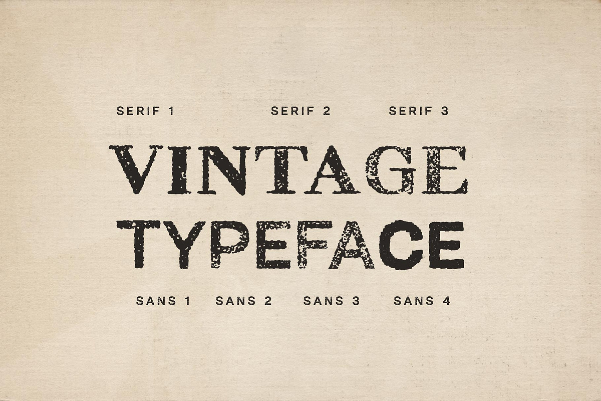 Archivers; Old Print All Caps Fonts, a Sans Serif Font by Eko Bimantara (Photo 6 of 10)