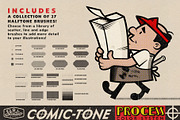 Comic-Tone Process Color System, a Layer Style Add-On by StudioWorks (Thumbnail 7 of 12)