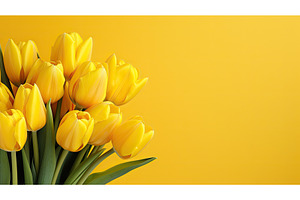 close yellow background flowers ai, a Nature Photo by pikepicture