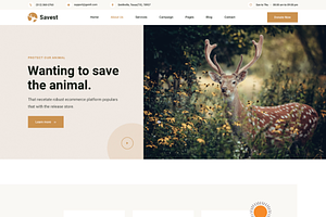 Animal Shelter Website Template