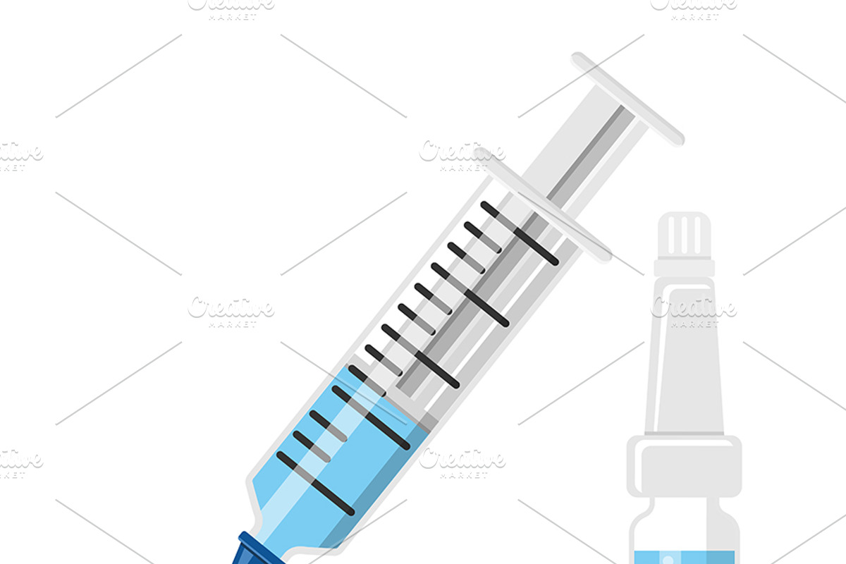 Vaccination Concepts with Syringe, a Healthcare Illustration by TAlex (Photo 6 of 6)