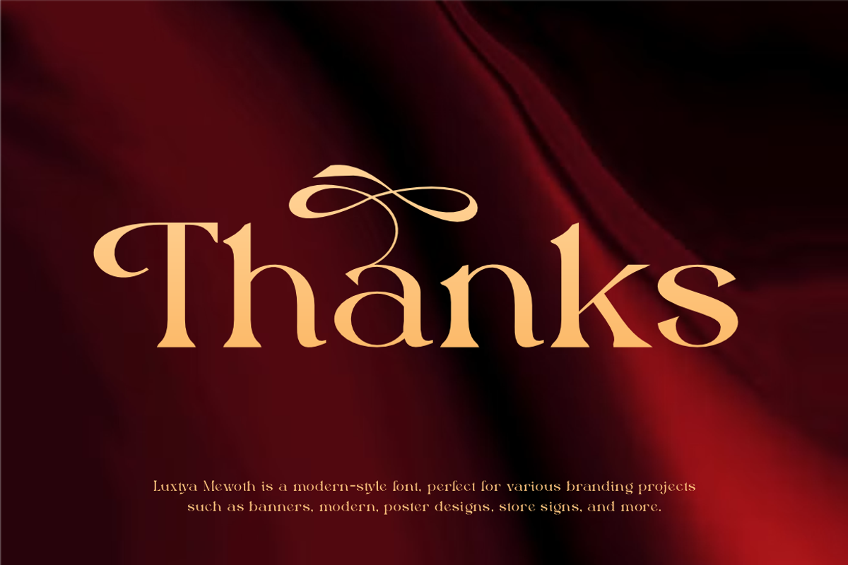 Luxtya Mewoth - Elegant Luxury Font, a Serif Font by Iqsiart Studio (Photo 17 of 17)