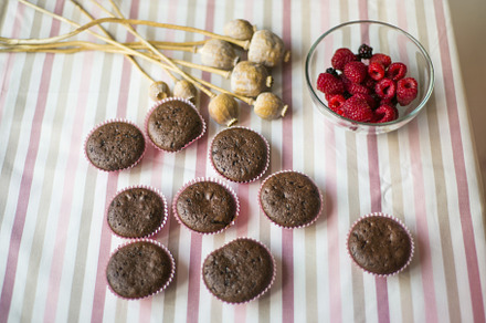Concept of muffins and tablet featuring cake, dessert, and brown, a Food & Drink Photo by HalfPoint
