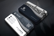 Business Card, a Business Card Template by pixelworkz (Thumbnail 2 of 6)