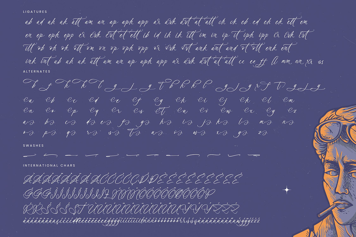 Princely Agatha Stylish Calligraphy, a Script Font by stylishtype.co (Photo 19 of 20)