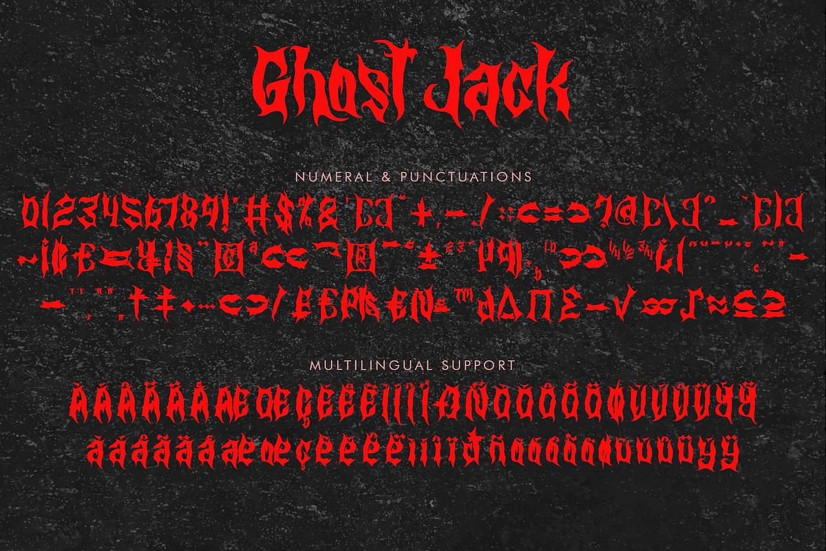 Ghost Jack, a Blackletter Font by Yoga Letter (Photo 6 of 6)