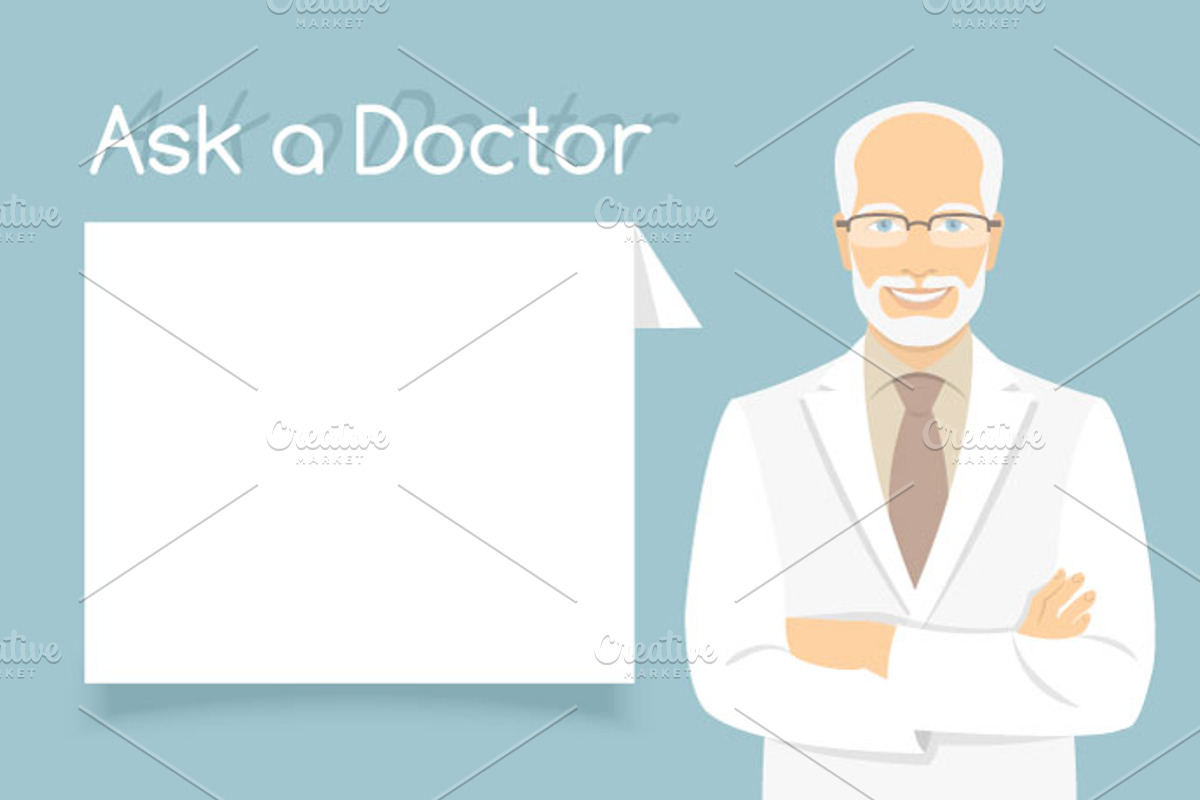 Ask a Doctor Information banners, a Healthcare Illustration by Vectorikart (Photo 4 of 4)