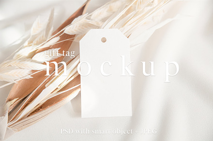 Gift Tag Mockup,Favor Tag Mockup, a Product Mockup by ILoveMockupDesign