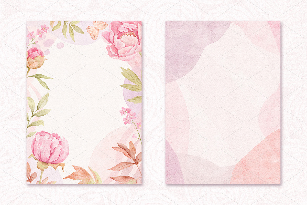 Marshmallow Watercolor Peonies, an Illustration by Irina Diasli (Photo 4 of 12)