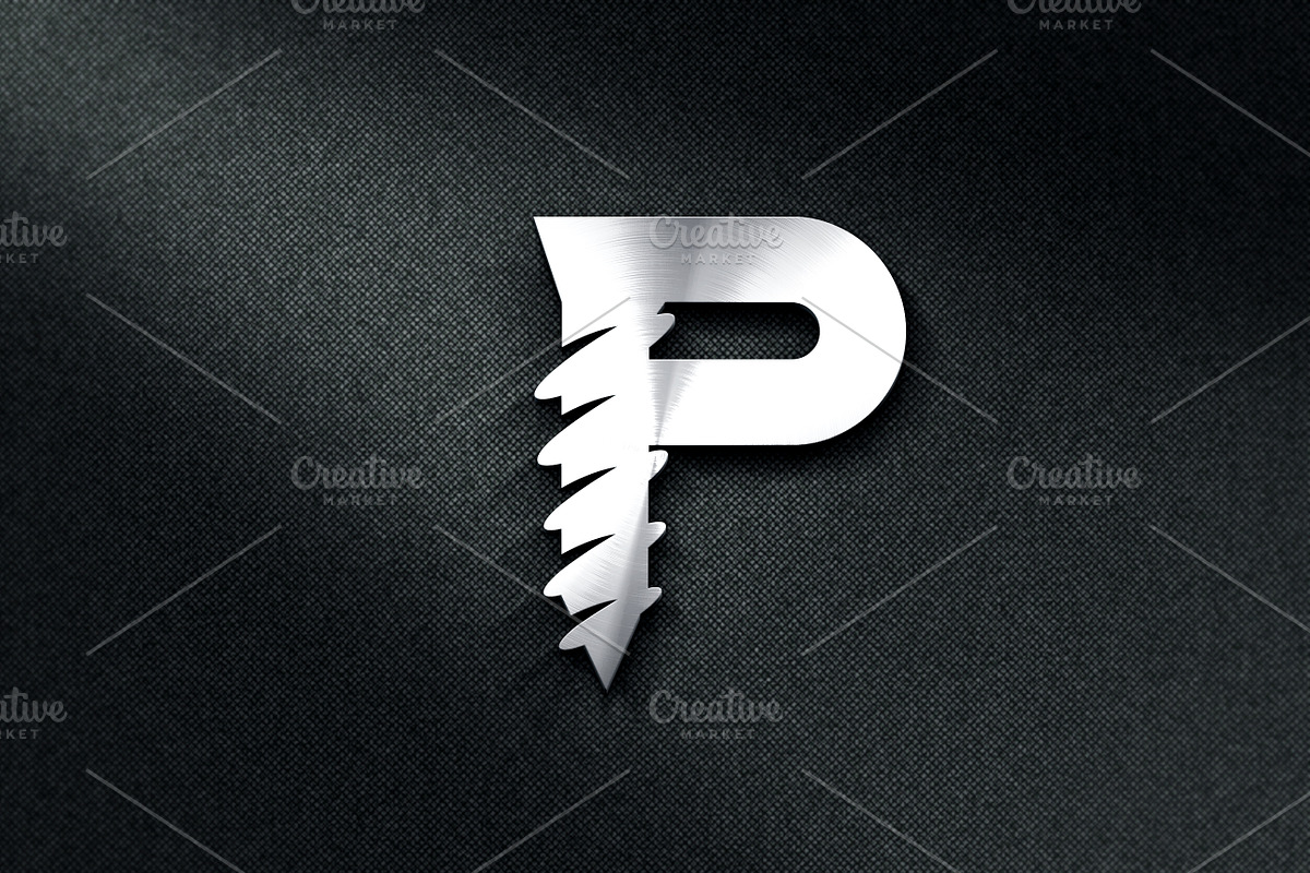 P Screw logo, a Branding & Logo Template by Piro Concept (Photo 4 of 4)