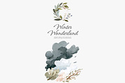 winter wonderland, watercolor winter, a Decorative Illustration by Patishop Art (Thumbnail 6 of 8)
