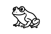 Frog Silhouette Vector Bundle, an Illustration by jahid234 (Thumbnail 15 of 46)