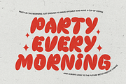 Edkies Bubbly, a Sans Serif Font by 24Design Studios (Thumbnail 3 of 9)