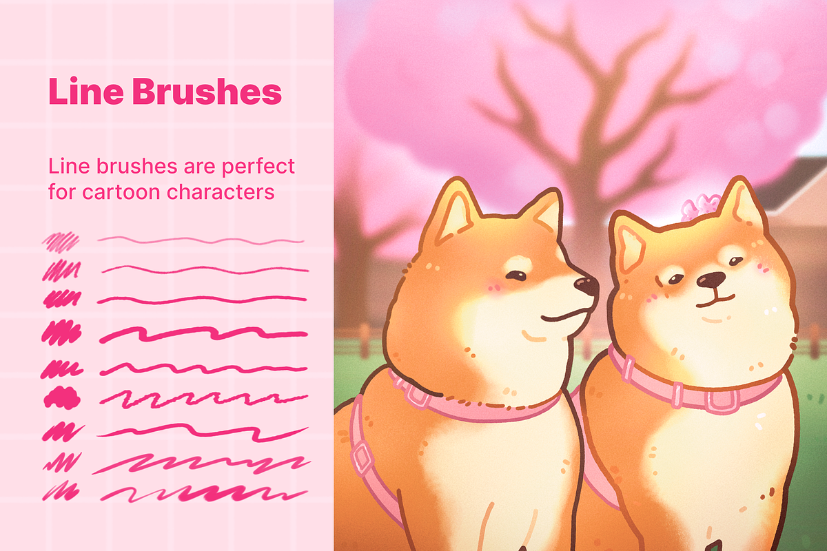 Procreate Brushes 20 Cartoon Anime, a Brush Add-On by InkPrintsTattoo (Photo 5 of 8)