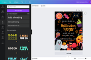 Editable Halloween Invitation Black, an Invitation Template by ForeverPrint (Thumbnail 6 of 7)