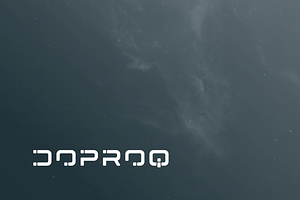 Dropec - Futuristic Typeface