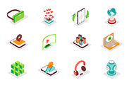 Isometric Icons Pack, a Duotone Icon by alexdndz (Thumbnail 21 of 21)
