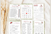 Christmas Theme Baby Shower Bundle, an Invitation Template by Stellalunarts (Thumbnail 7 of 9)