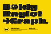 Raglot - Bold Extended Font, a Font by Bring To Type (Thumbnail 1 of 9)