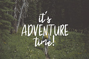 Mountain Brush Font, a Handwritten Font by plaidGecko (Thumbnail 7 of 7)