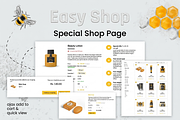 Theyni - Organic Honey Shopify Store, a Shopify Template by ThemesRain (Thumbnail 3 of 3)