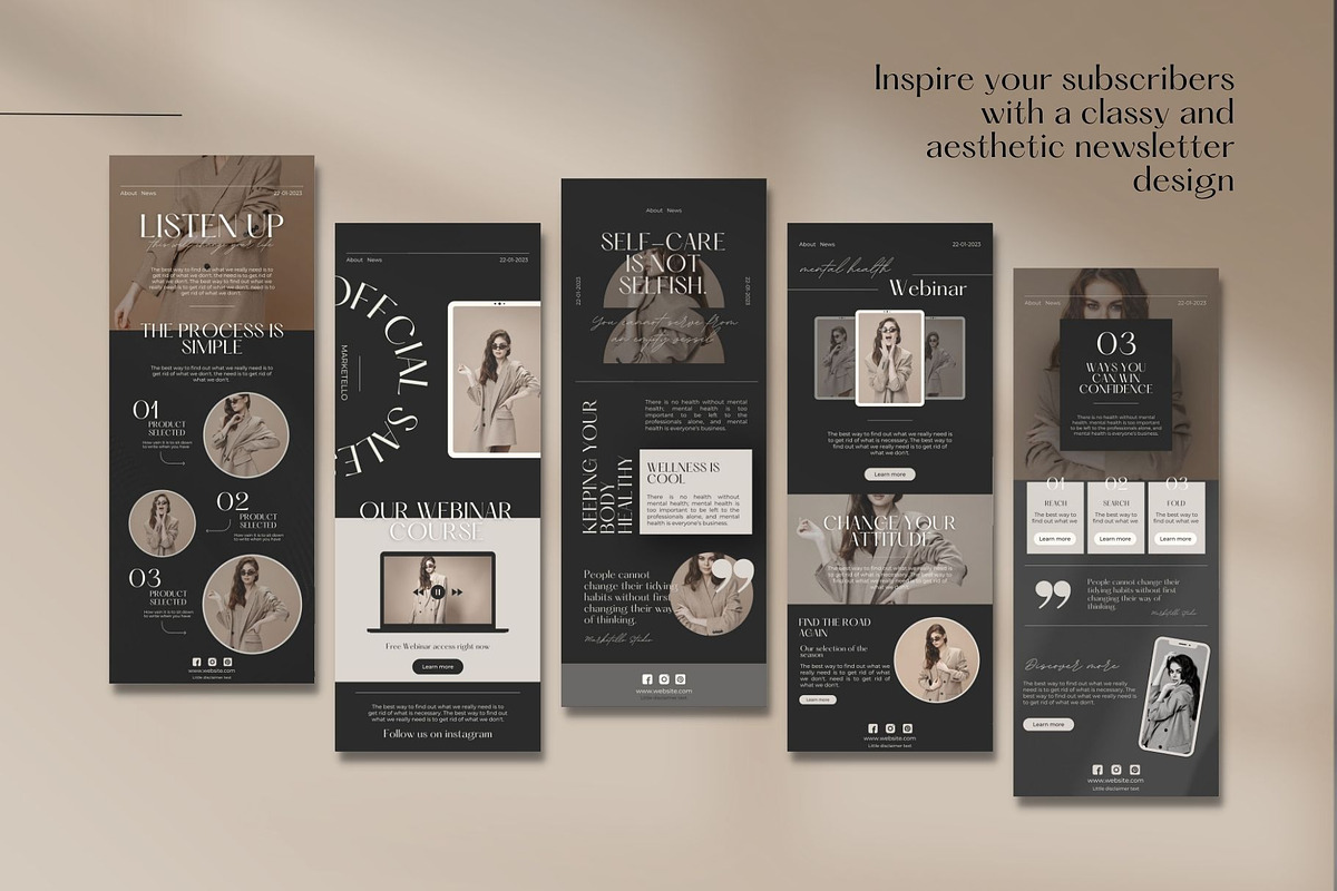 Email Marketing Template's Bundle, an Email Template by Marketello Studio (Photo 8 of 16)