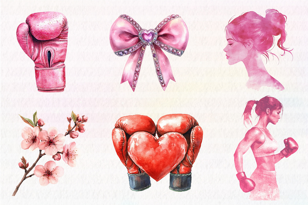 Breast Cancer Awareness Clipart, an Illustration by CreationArt (Photo 4 of 5)