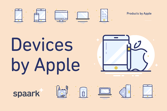 Spaark Products By Apple (15 Icons)