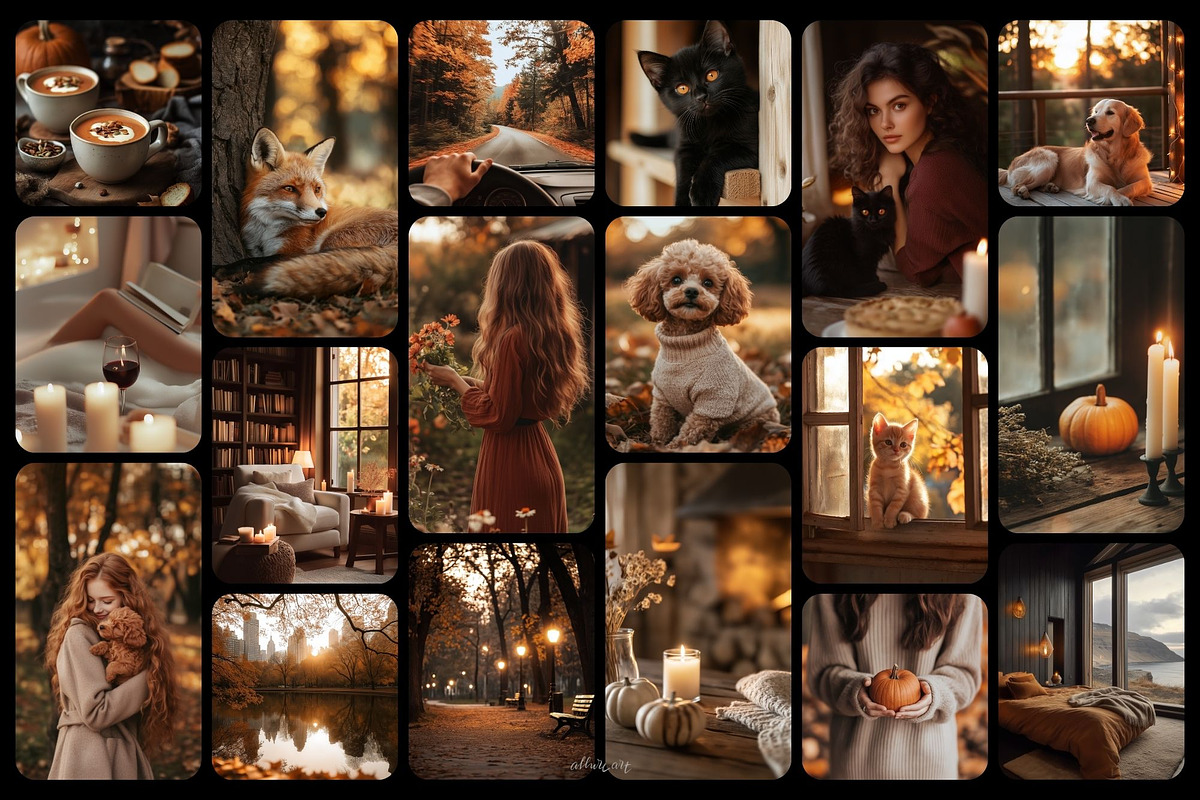 140 Autumn Fall Styled Stock Photos, a Beauty & Fashion Photo by Allure Art (Photo 19 of 24)