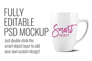 12oz White Square Stoneware Mug DT, a Product Mockup by SarahDesign (Thumbnail 3 of 5)